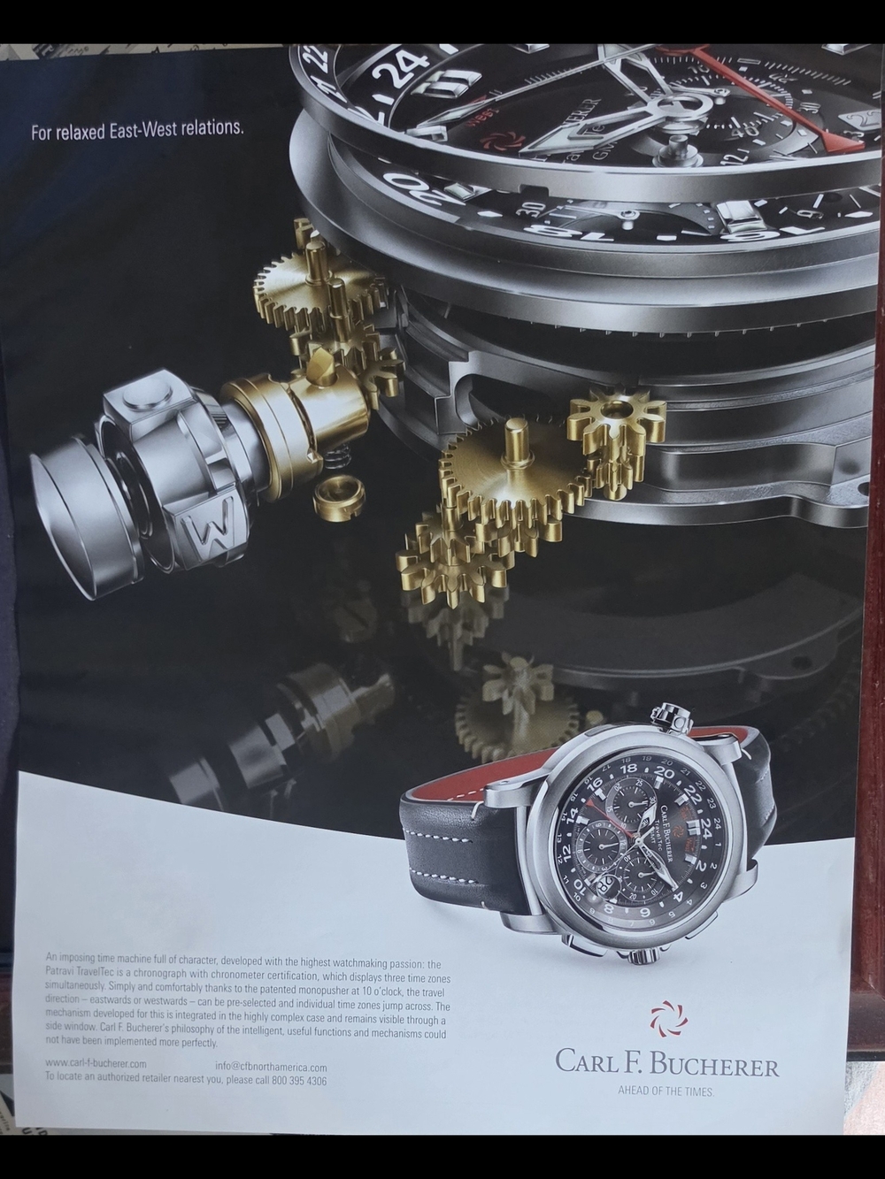Carl F. Bucherer Silver and Gold Watch Gears Photography Print